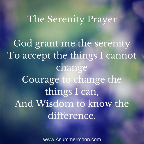 serenity prayer